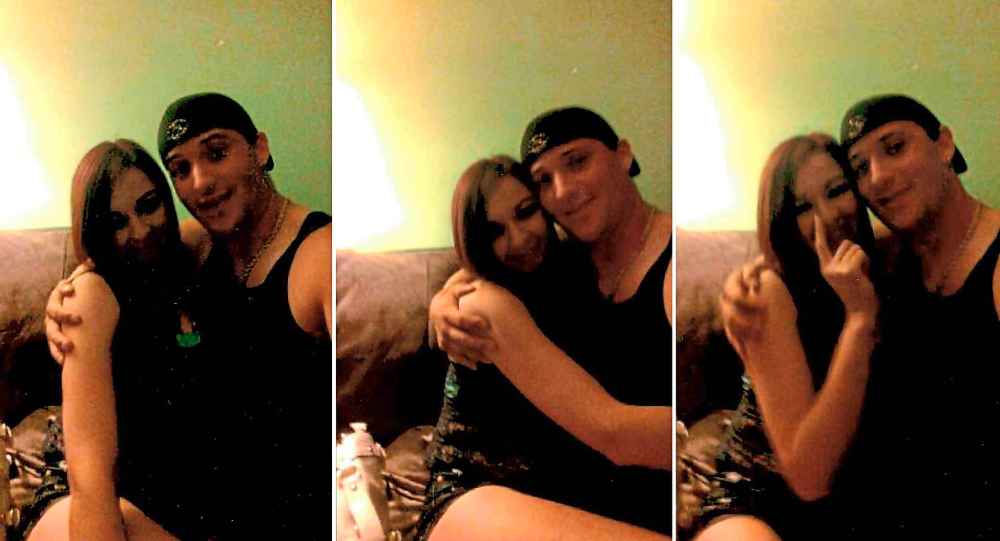 SUPPLIED
Photos that were shown to the jury for the first time Wednesday afternoon showing Christine Wood, left, with her accused killer, Brett Overby.