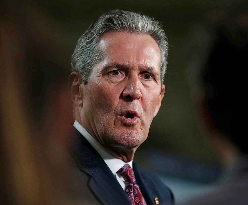 JOHN WOODS / WINNIPEG FREE PRESS
Premier Brian Pallister was not present for the D-Day ceremonies at Juno Beach in France, Thursday.