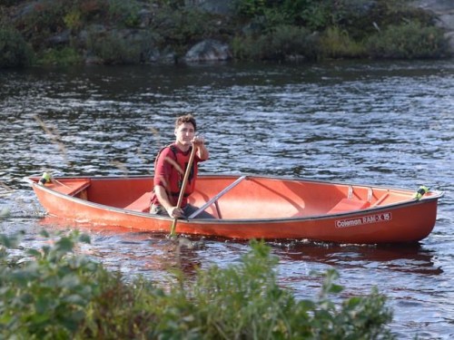 Leader of the Liberal Party of Canada Justin Trudeau paddles a canoe at the Lake Laurentian Conservation Area in Sudbury, Ontario on Thursday Sept. 26, 2019. THE CANADIAN PRESS/Ryan Remiorz