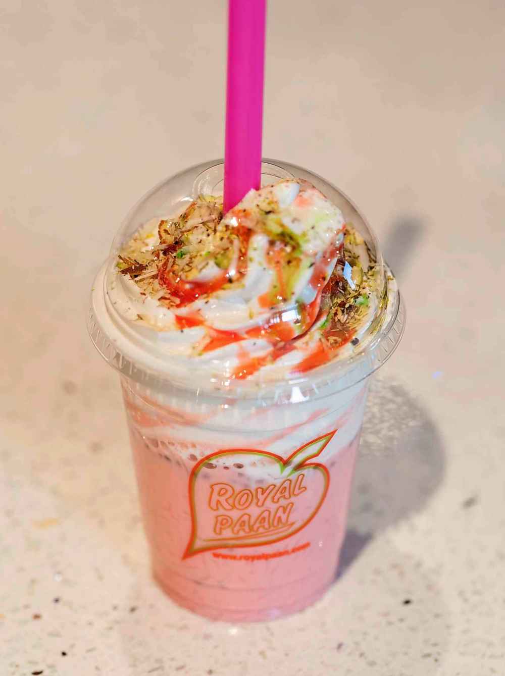 Royal Falooda is a popular treat.