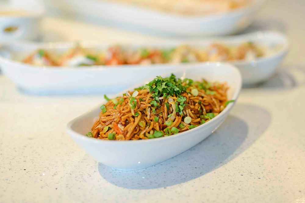 A bowl of Hakka Noodles.