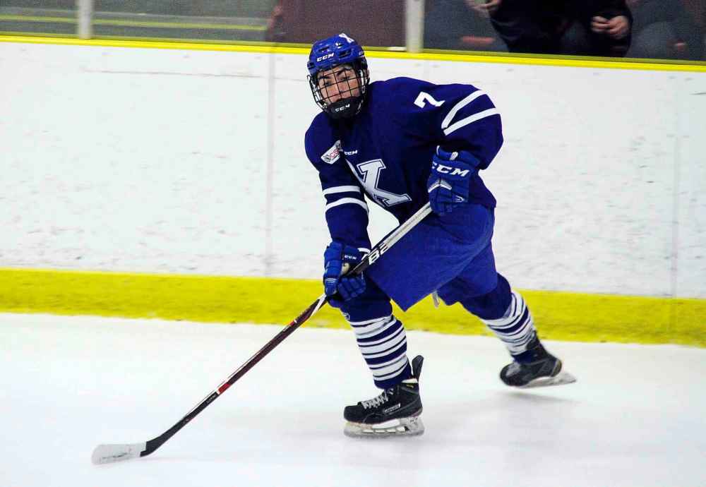 THE CANADIAN PRESS/Justin Kueber
Matthew Savoie playing for the Northern Alberta X-Treme midget prep team last season. Savoie was age advanced two of this last three seasons.