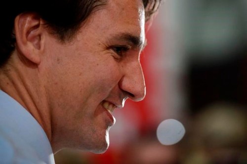 Liberal leader Justin Trudeau makes a campaign stop in West Vancouver, B.C., on Sunday Oct. 20, 2019. THE CANADIAN PRESS/Sean Kilpatrick