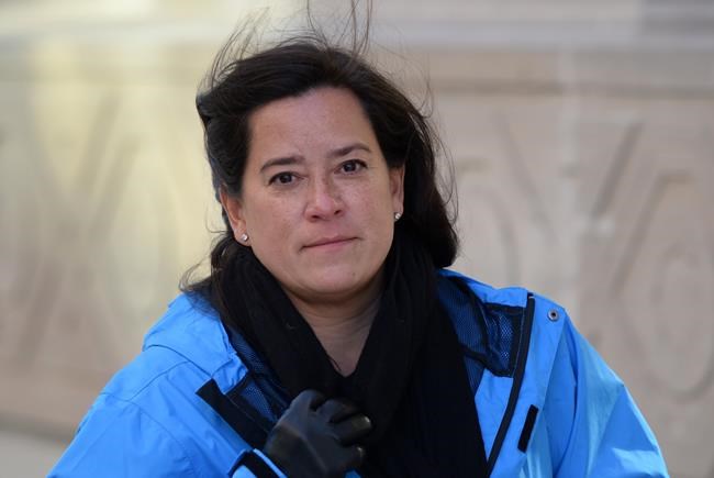 Former Liberal justice minister Jody Wilson-Raybould walks to Parliament Hill in Ottawa on Tuesday, Feb. 26, 2019. Wilson-Raybould will finally give her side of the story in the SNC-Lavalin affair at a meeting of the House of Commons justice committee Wednesday afternoon. THE CANADIAN PRESS/Sean Kilpatrick