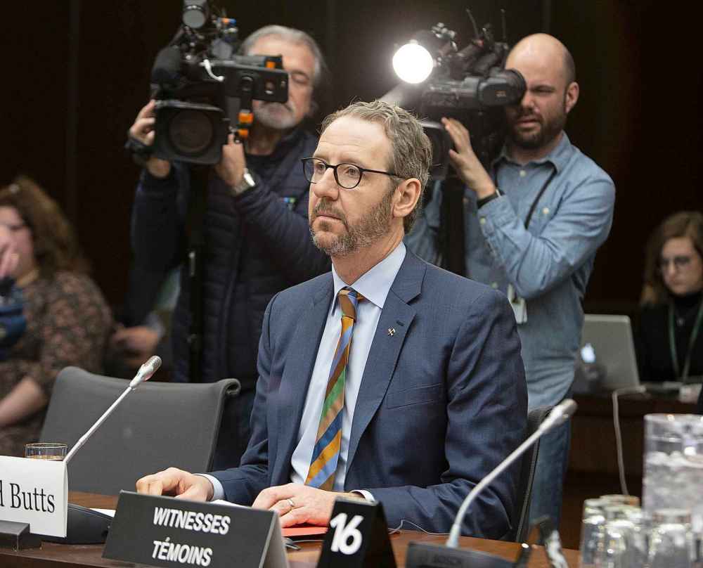 Fred Chartrand / THE CANADIAN PRESS
Gerald Butts, former principal secretary to Prime Minister Justin Trudeau, prepares to appear before the Standing Committee on Justice and Human Rights regarding the SNC-Lavalin Affair, on Parliament Hill Wednesday.