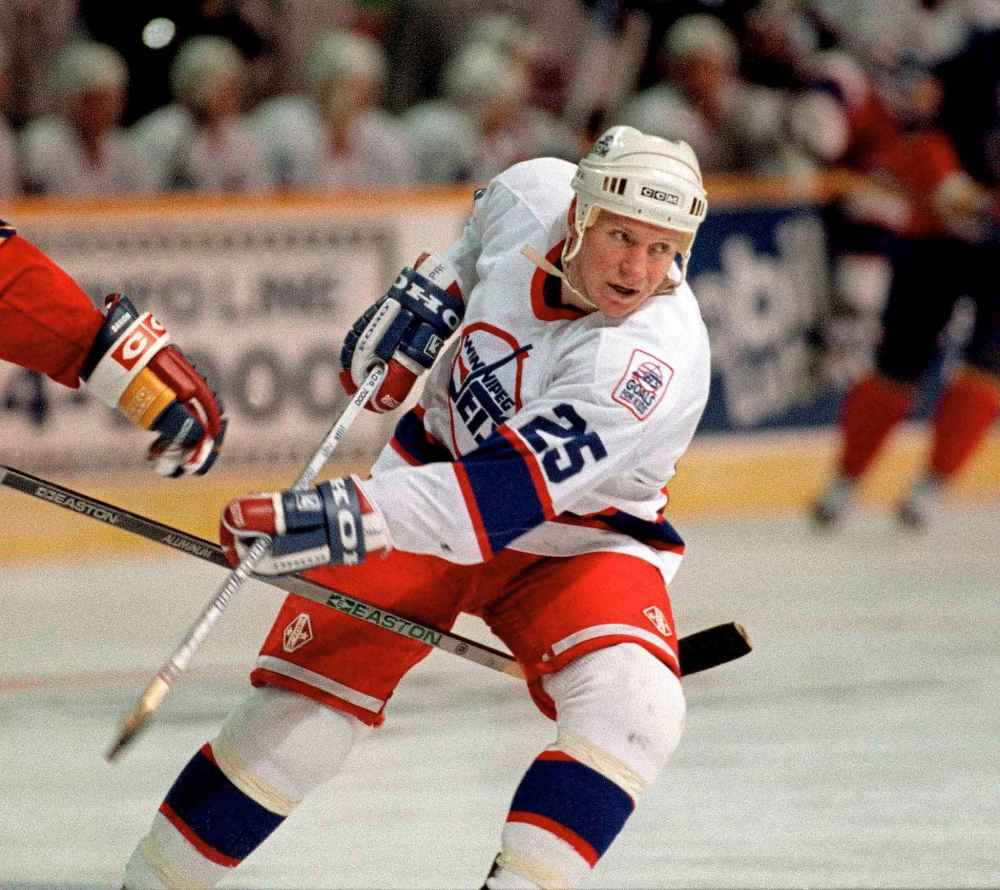 KEN GIGLIOTTI / WINNIPEG FREE PRESS FILES
Thomas Steen played 950 games in the NHL, all for the Winnipeg Jets, collecting 264 goals and 817 points.
