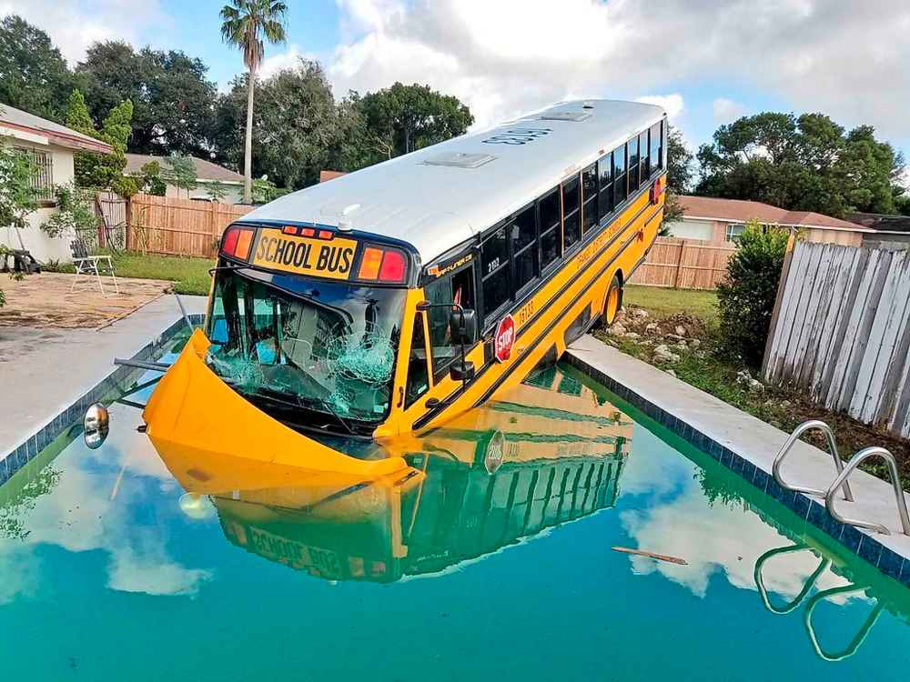 The non-profit Canada Safety Council has taken the position that seatbelts on school buses do not reduce risk, and when children are buckled up it’s harder to evacuate them in an emergency, such as when the bus is burning or filling with water. (Orange County Sheriff's Office)