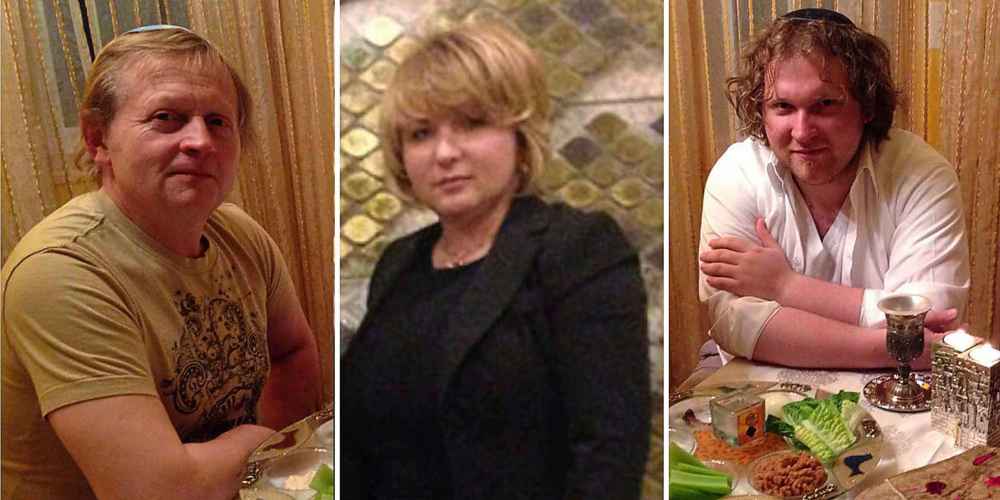 OK.ru
From left: Alexander Berent, 56, Oxana Berent, 48, and Maxim Berent, 29 have been charged with public mischief.