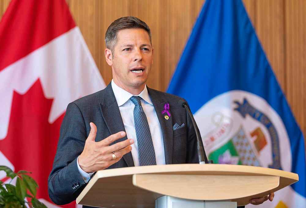 Mayor Brian Bowman said he is thinking about the long-term sustainability of both the police service and the city itself. (Sasha Sefter / Winnipeg Free Press files)