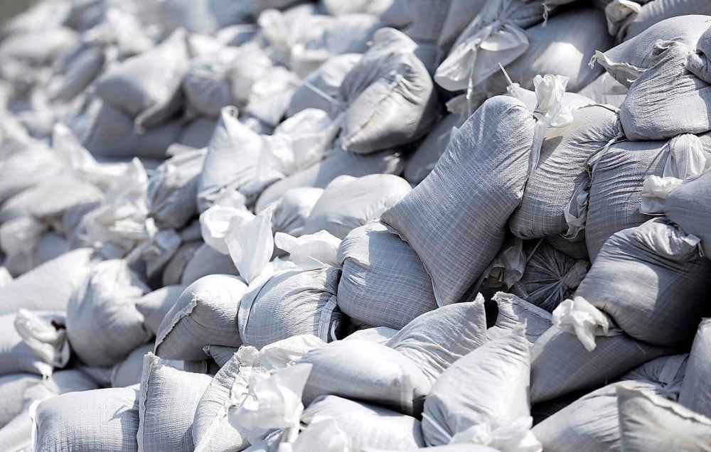 Sandbags have many uses other than flood protection. (Trevor Hagan / Free Press files)