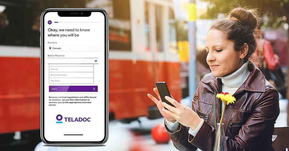 Teladoc Health is  an international company that offers phone or video consultation with a doctor. (Supplied)