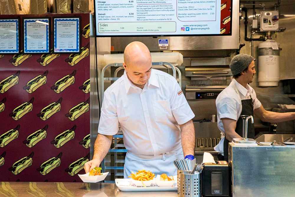 Steffen Zinn says the inspiration for the hot-doggery came during a visit to Germany, where he visited a butcher shop that had been running for 350 years. (Mikaela MacKenzie / Winnipeg Free Press)