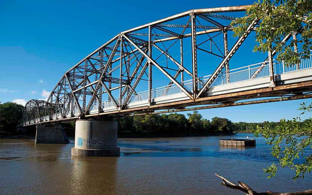 The Elm Park Bridge is one of Winnipeg's most venerable, longest-standing bridges. (Mike Deal / Winnipeg Free Press)