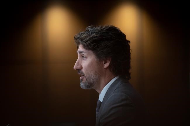 Prime Minister Justin Trudeau speaks during a news conference, Wednesday, July 8, 2020 in Ottawa. THE CANADIAN PRESS/Adrian Wyld