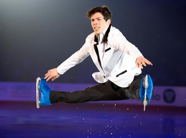 Keegan Messing performs in the Gala at the 2020 Canadian Tire National Skating Championships in Mississauga, Ont., on Sunday, Jan. 19, 2020. THE CANADIAN PRESS/Frank Gunn