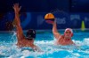 Canada's Jeremie Cote, right, is challenged by United States' Luca Cupido, during the men's water polo final game at the Pan American Games in Lima, Peru, Saturday, Aug. 10, 2019. Eight Canadian teams had qualified for the 2020 Tokyo Summer Olympics when the Games scheduled to start July 24 were postponed to 2021 because of the COVID-19 virus. THE CANADIAN PRESS/AP-Moises Castillo