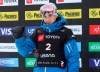 Canadian Mark McMorris celebrates his silver medal on the podium following the men's slopestyle snowboard world championship Sunday, Feb. 10, 2019, in Park City, Utah. THE CANADIAN PRESS/AP-Rick Bowmer