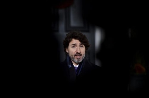 Prime Minister Justin Trudeau holds a press conference at Rideau Cottage in Ottawa on Tuesday, Feb. 2, 2021., to provide an update on the COVID-19 pandemic.THE CANADIAN PRESS/Sean Kilpatrick