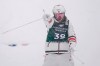 Canada's Mikael Kingsbury celebrates after finishing first in the final of the World Cup men's dual moguls skiing competition, Friday, Feb. 5, 2021, in Deer Valley, Utah. THE CANADIAN PRESS/AP/Rick Bowmer