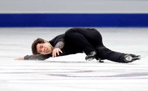 Canada's Keegan Messing performs during the men's single free skating competition in the ISU Four Continents Figure Skating Championships in Seoul, South Korea, Sunday, Feb. 9, 2020. (AP Photo/Lee Jin-man)