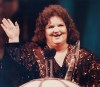 Rita MacNeil waves to the audience as she accepts her Juno Award for Female Vocalist of the Year in Toronto on March 18, 1990. East Coast singer-songwriter Rita MacNeil is being posthumously inducted into the Canadian Songwriters Hall of Fame. THE CANADIAN PRESS/Hans Deryk