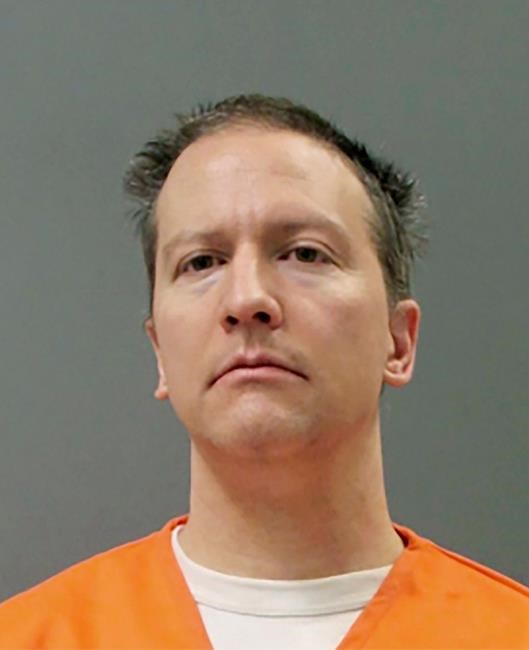 This booking photo provided by the Minnesota Department of Corrections shows Derek Chauvin on Wednesday, April 21, 2021. The U.S. Justice Department will examine the policies and actions of  Minneapolis police following former officer Derek Chauvin's murder conviction. THE CANADIAN PRESS/AP-Minnesota Department of Corrections via AP