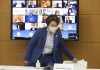 Tokyo 2020 Olympics organizing committee President Seiko Hashimoto arrives at a meeting of the IOC Coordination Commission for the Tokyo 2020 Olympics in Tokyo Wednesday, May 19, 2021. The IOC and Tokyo Olympic organizers started three days of virtual meetings Wednesday and will run into some of the strongest medical-community opposition so far with the games set to open in just over nine weeks. (Yoshikazu Tsuno/Pool Photo via AP)