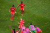 Canada's Jessie Fleming, 17, celebrates scoring the opening goal from the penalty spot during a women's semifinal soccer match against United States at the Tokyo Summer Olympic Games, in Kashima, Japan, Monday, Aug. 2, 2021. Fleming scored on a penalty kick in the 74th minute to help the Canadian women's soccer team to a 1-0 semifinal victory over the United States on Monday at the Tokyo Games. THE CANADIAN PRESS/AP-Martin Mejia