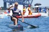 Laurence Vincent-Lapointe, of Canada, reacts after completing the canoe sprint women's C-1 200m A finals at the 2020 Summer Olympics, Thursday, Aug. 5, 2021, in Tokyo, Japan. Vincent-Lapointe finished second to win the silver medal. The 29-year-old paddler from Trois-Rivieres, Que., finished the sprint in a time of 46.786 seconds, behind American Nevin Harrison. THE CANADIAN PRESS/Nathan Denette