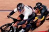 Yuta Wakimoto of Team Japan competes during the track cycling men's keirin race at the 2020 Summer Olympics, Sunday, Aug. 8, 2021, in Izu, Japan. (AP Photo/Christophe Ena)