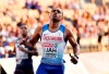 Britain's Chijindu Ujah checks his time after a men's 100-metre semifinal at the European Athletics Championships in Berlin, Germany, on Aug. 7, 2018. THE CANADIAN PRESS/AP, Martin Meissner