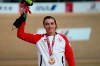 Canada's Keely Shaw poses with the bronze medal during the victory ceremony for the Cycling Track Women's C4 3000m Individual Pursuit at the Tokyo 2020 Paralympic Games, Wednesday, Aug. 25, 2021, in Izu, Shizuoka prefecture, Japan. THE CANADIAN PRESS/AP-Shuji Kajiyama