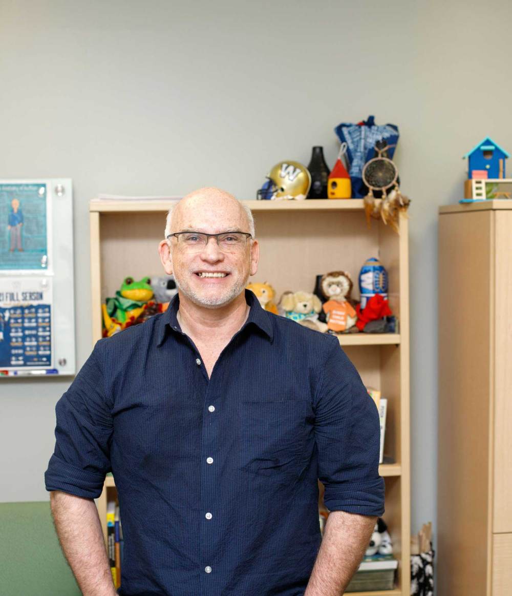 Photo Credit: Darcy Finley
Child psychiatrist, Dr. Andrew Hall, Medical Director of the Manitoba Adolescent Treatment Centre.