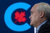 Conservative Leader Erin O'Toole responds to questions from callers as he participates in a telephone townhall meeting, in Ottawa, Monday, Sept. 13, 2021. The Conservative Party of Canada isn't saying if an Erin O'Toole-led government would keep measures supported by the two other main parties that would increase scrutiny of open-pit coal mine proposals in Alberta's Rocky Mountains. THE CANADIAN PRESS/Adrian Wyld