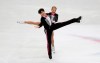 Canada's Piper Gilles and Paul Poirier compete in the Ice Dance – Rhythm Dance program during the figure skating Grand Prix finals at the Palavela ice arena, in Turin, Italy, Friday, June 7, 2019. THE CANADIAN PRESS/AP-Antonio Calanni