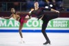 Vanessa James and Morgan Cipres, of France, skate during the pairs short program at the Grand Prix Finals in Vancouver, B.C., Friday, Dec. 7, 2018. Canadian figure skater Vanessa James says she's 