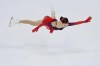 Alexandra Trusova, of Russia, performs during the women's short program at the Skate America figure skating event Saturday, Oct. 23, 2021, in Las Vegas. (AP Photo/David Becker)