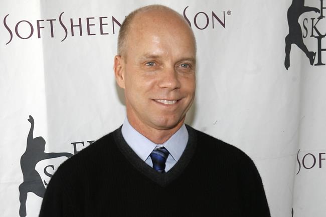 FILE - Olympic figure skating gold medalist Scott Hamilton arrives for Figure Skating In Harlem's annual gala