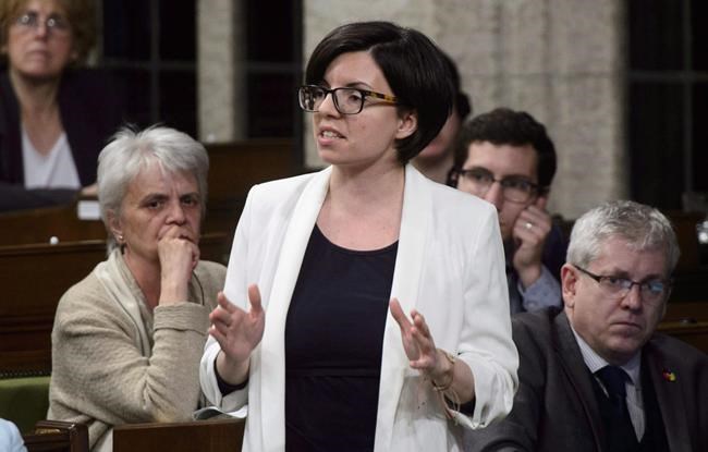 NDP MP Niki Ashton stands during question period in the House of Commons on Parliament Hill in Ottawa on April 26, 2018. THE CANADIAN PRESS/Sean Kilpatrick