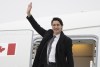 Canadian Prime Minister Justin Trudeau departs on a government plane, Wednesday, November 17, 2021 in Ottawa. Trudeau is flying to Washington for meetings at the White House. THE CANADIAN PRESS/Adrian Wyld