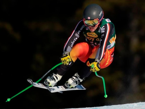 James (Jack) Crawford, of Canada, races in the men's World Cup Super-G ski race in Lake Louise, Alta., Sunday, Dec. 1, 2019. THE CANADIAN PRESS/Frank Gunn