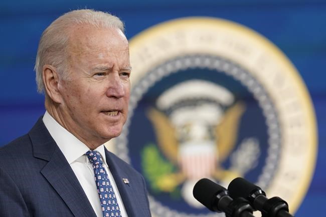 FILE - President Joe Biden speaks as he announces that he is nominating Jerome Powell for a second four-year term as Federal Reserve chair, during an event in the South Court Auditorium on the White House complex in Washington, Nov. 22, 2021. The Biden administration on Friday, Nov. 26, called for an overhaul of the nation’s oil and gas leasing program to focus on areas that are most suitable for energy development and raise costs for energy companies to drill on public lands and water. (AP Photo/Susan Walsh, File)