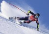 Sweden's Sara Hector speeds down the course during an alpine ski, women's World Cup giant slalom race in Courchevel, France, Wednesday, Dec. 22, 2021. (AP Photo/Marco Trovati)