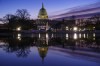 The U.S. Capitol is seen at dawn, one year after the violent Jan. 6 insurrection by supporters of then-President Donald Trump who assaulted police and smashed their way into the Congress to interrupt the Electoral College certification of Democrat Joe Biden's victory, in Washington, Thursday, Jan. 6, 2022. (AP Photo/J. Scott Applewhite)