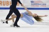 Madison Hubbell and Zachary Donohue compete in the ice dance program during the U.S. Figure Skating Championships Saturday, Jan. 8, 2022, in Nashville, Tenn. (AP Photo/Mark Zaleski)