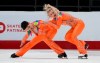 Piper Gilles and Paul Poirier perform their routine during the senior dance rhythm program at the National Skating Championships, in Ottawa, Friday, Jan. 7, 2022. THE CANADIAN PRESS/Adrian Wyld