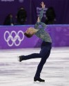 FILE - Adam Rippon of the United States performs during the men's free figure skating final in the Gangneung Ice Arena at the 2018 Winter Olympics in Gangneung, South Korea, Saturday, Feb. 17, 2018. Soon after those Olympics, Rippon won “Dancing With The Stars.