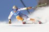 Slovakia's Petra Vlhova speeds down the course during the first run of an alpine ski, women's World Cup giant slalom, in Kronplatz, Italy, Tuesday, Jan. 25, 2022. (AP Photo/Alessandro Trovati)