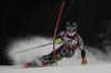 Norway's Lucas Braathen speeds down the course during the first run of an alpine ski, men's World Cup slalom, in Schladming, Austria, Tuesday, Jan. 25, 2022. (AP Photo/Giovanni Auletta)