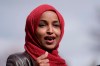 Congresswoman Ilhan Omar, D-Minn., speaks Tuesday, April 20, 2021, in Brooklyn Center, Minn. THE CANADIAN PRESS/AP-Morry Gash